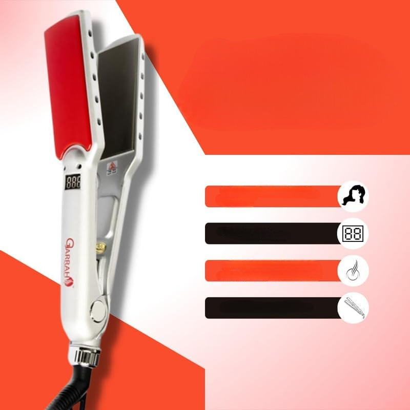 Lisseur Cheveux - HairStraightenerCurler™ - Argent Large - Galerie de la coiffure