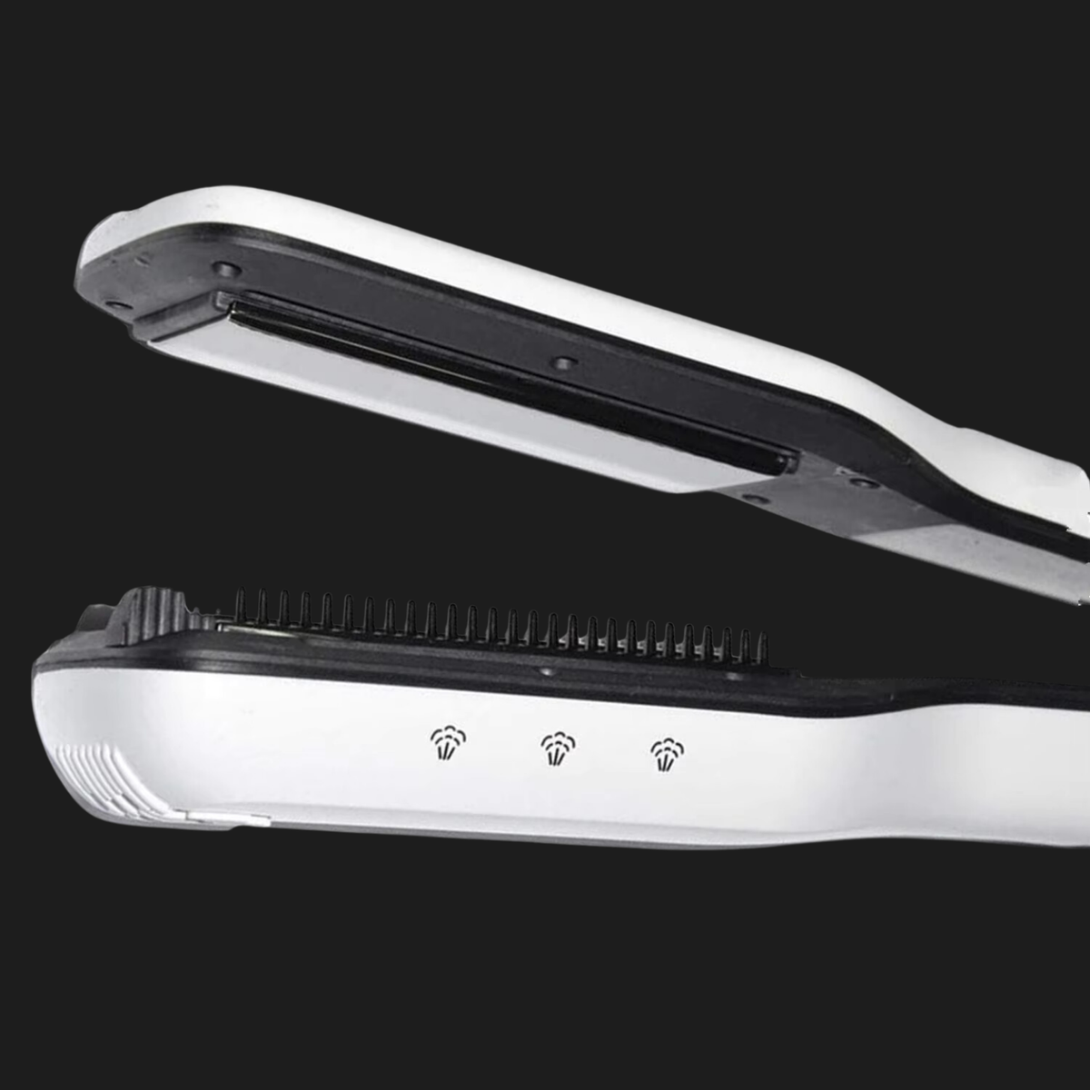 Lisseur Vapeur - VaporBrush™ - Blanc - Galerie de la coiffure