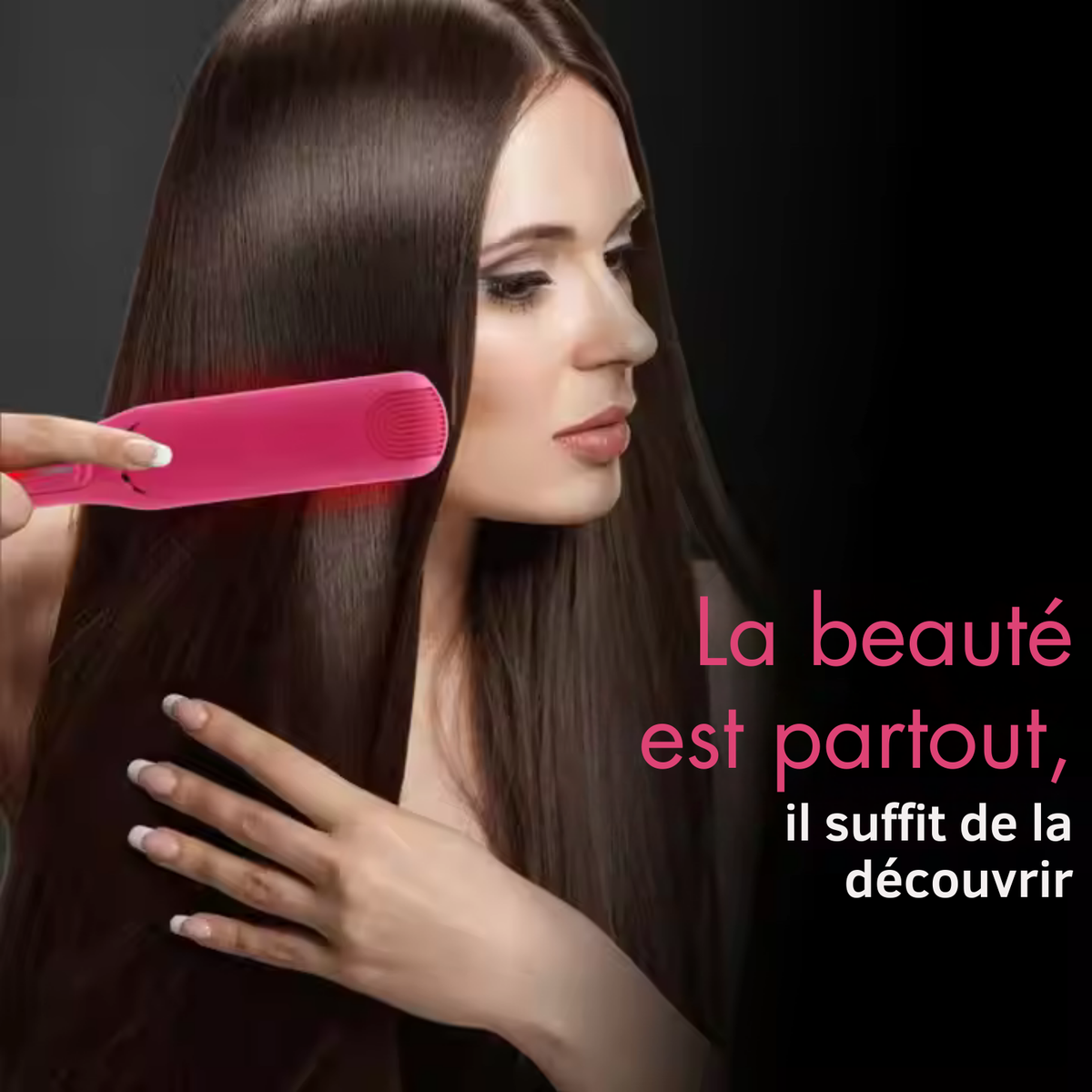Lisseur Infrarouge - InfraStyle™ - Rose - Galerie de la coiffure