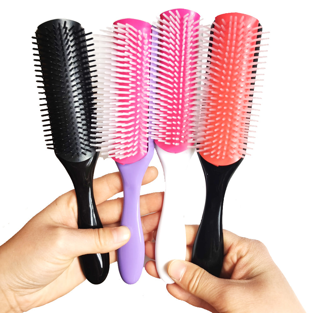 Brosse a cheveux multiple couleur
