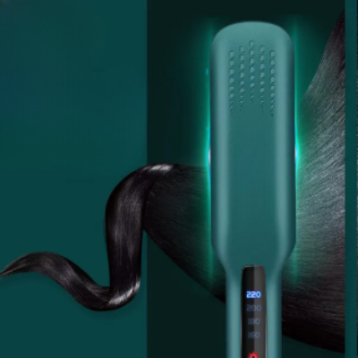 Lisseur Cheveux - HairStraightenerBrush™ - Vert