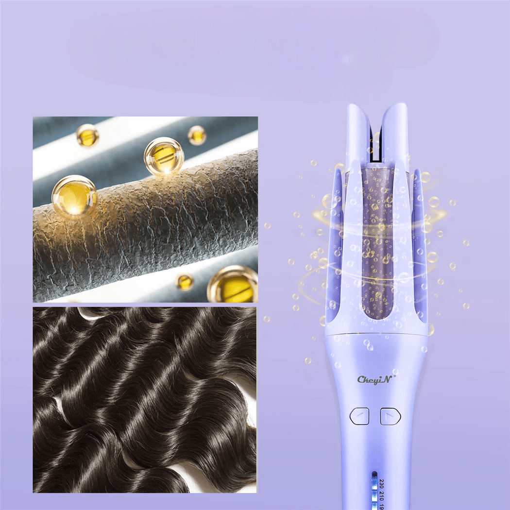 Boucleur cheveux - AutomaticHairCurler™ - Violet - Galerie de la coiffure