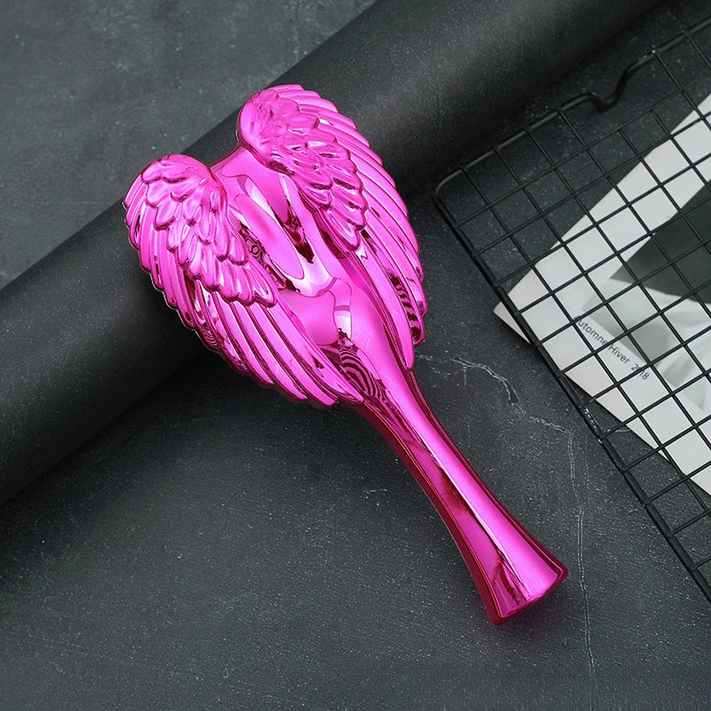 brosse à cheveux angel hair rose fucha