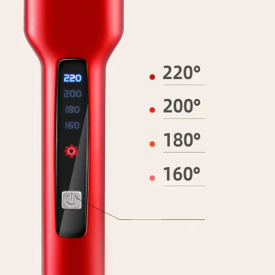 Lisseur Cheveux - HairStraightenerBrush™ - Rouge - Galerie de la coiffure