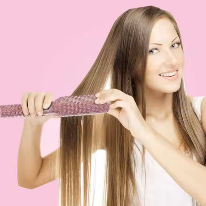 Lisseur Professionnel - RhinestoneStyler™ - Rose - Galerie de la coiffure