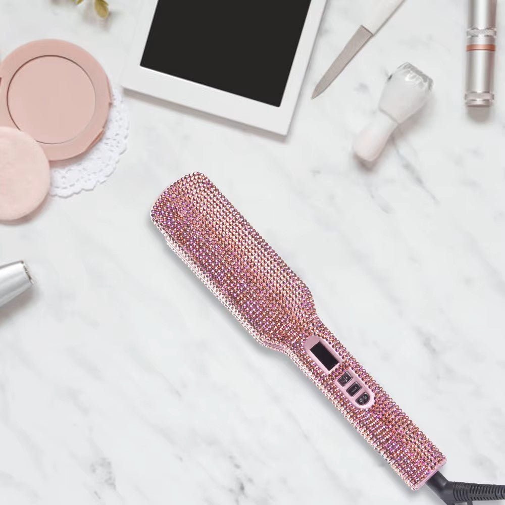 Lisseur Professionnel - RhinestoneStyler™ - Rose - Galerie de la coiffure