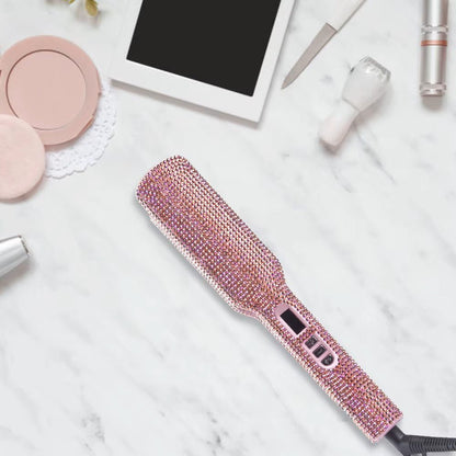 Lisseur Professionnel - RhinestoneStyler™ - Rose - Galerie de la coiffure
