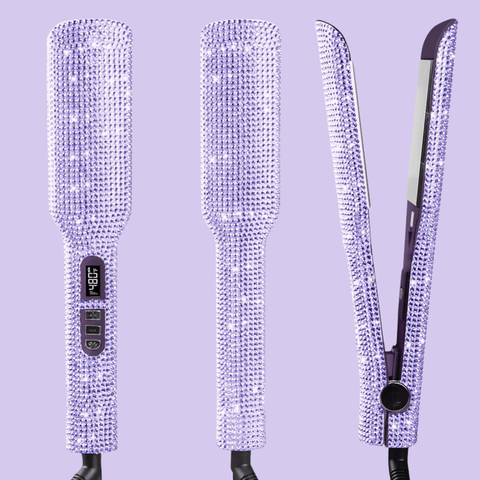 Lisseur Professionnel - RhinestoneStyler™ - Violet - Galerie de la coiffure