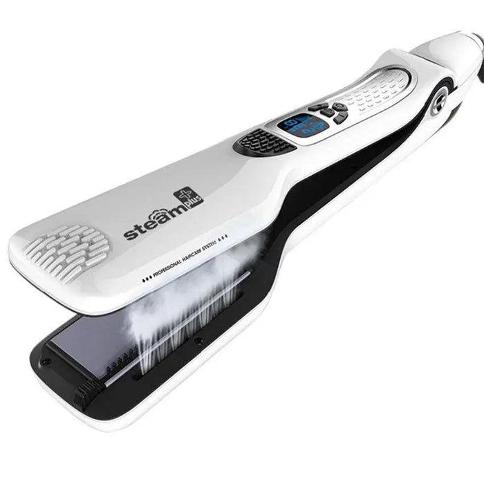 Lisseur Vapeur - VaporBrush™ - Blanc - Galerie de la coiffure