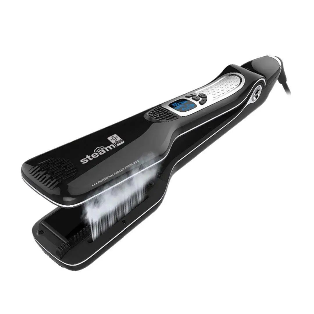 Lisseur Vapeur - VaporBrush™ - Noir - Galerie de la coiffure