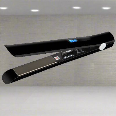 Lisseur Cheveux - HairStraightenerCurler™ - Noir - Galerie de la coiffure