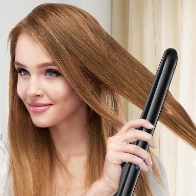Lisseur Cheveux - HairStraightenerCurler™ - Noir - Galerie de la coiffure