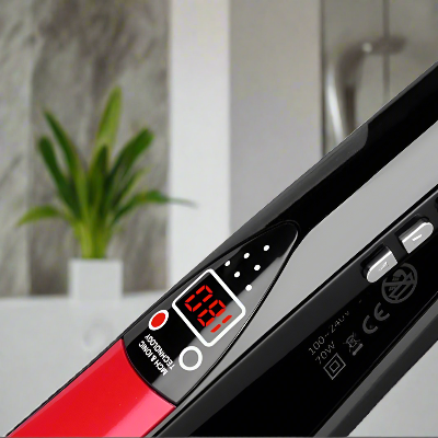 Lisseur Cheveux - HairStraightenerCurler™ - Noir Petit - Galerie de la coiffure