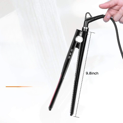 Lisseur Cheveux - HairStraightenerCurler™ - Noir Petit - Galerie de la coiffure