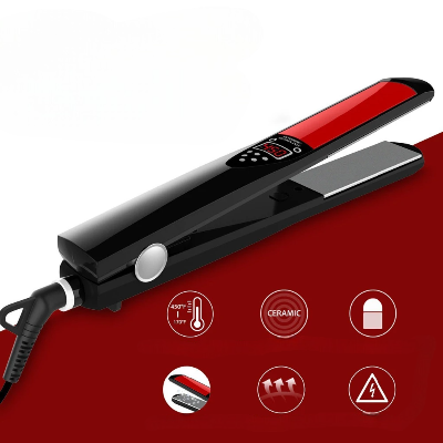 Lisseur Cheveux - HairStraightenerCurler™ - Noir Petit - Galerie de la coiffure