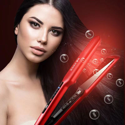 Lisseur Cheveux - HairStraightenerBrush™ - Rouge