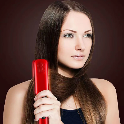 Lisseur Cheveux - HairStraightenerBrush™ - Rouge